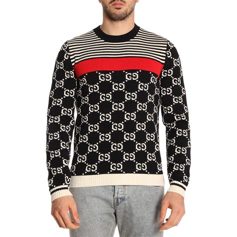 mens designer gucci sweater|gucci sweater men's sale.